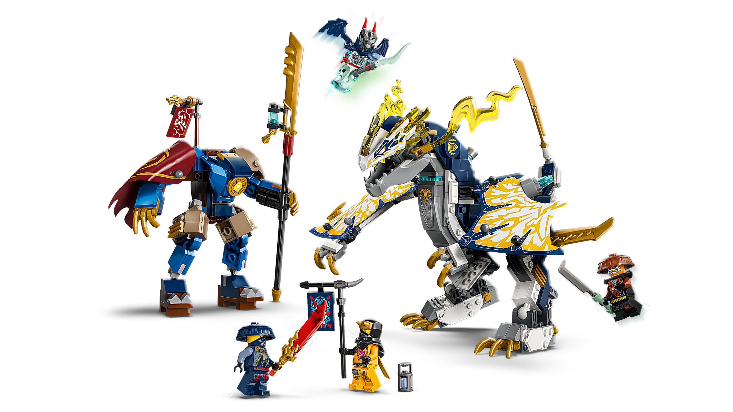 Rogue's Mech Dragon Rider 71843 | NINJAGO® | Buy online at the