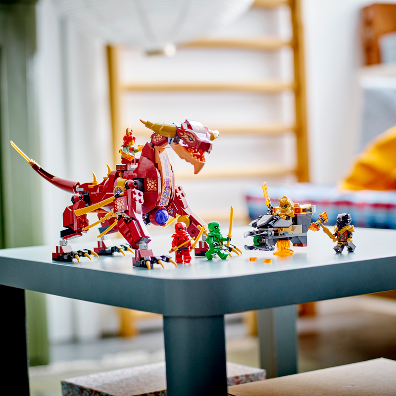 Heatwave Transforming Lava Dragon 71793 | NINJAGO® | Buy online at Heatwave Transforming Lava Dragon 71793 | NINJAGO® | Buy online at