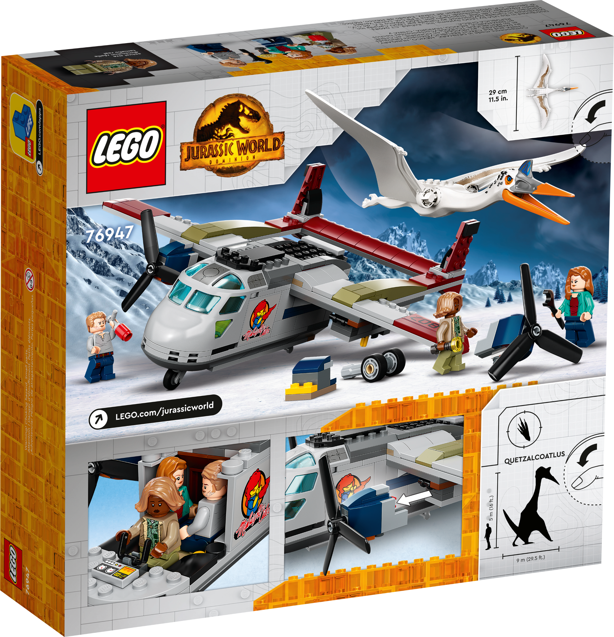 LEGO Jurassic World: Emboscada Aérea del Quetzalcoatlus (76947