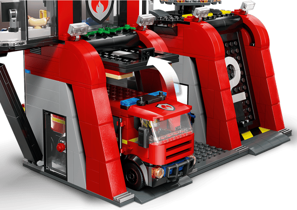 LEGO 60414 La caserne et le camion de pompiers — visuel 5 sur 8