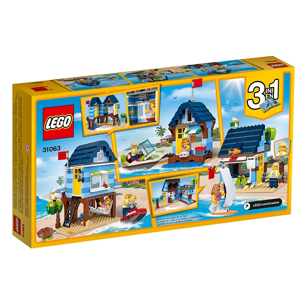 Beachside Vacation 31063 | Creator 3-in-1 | Buy the Official LEGO® Shop US
