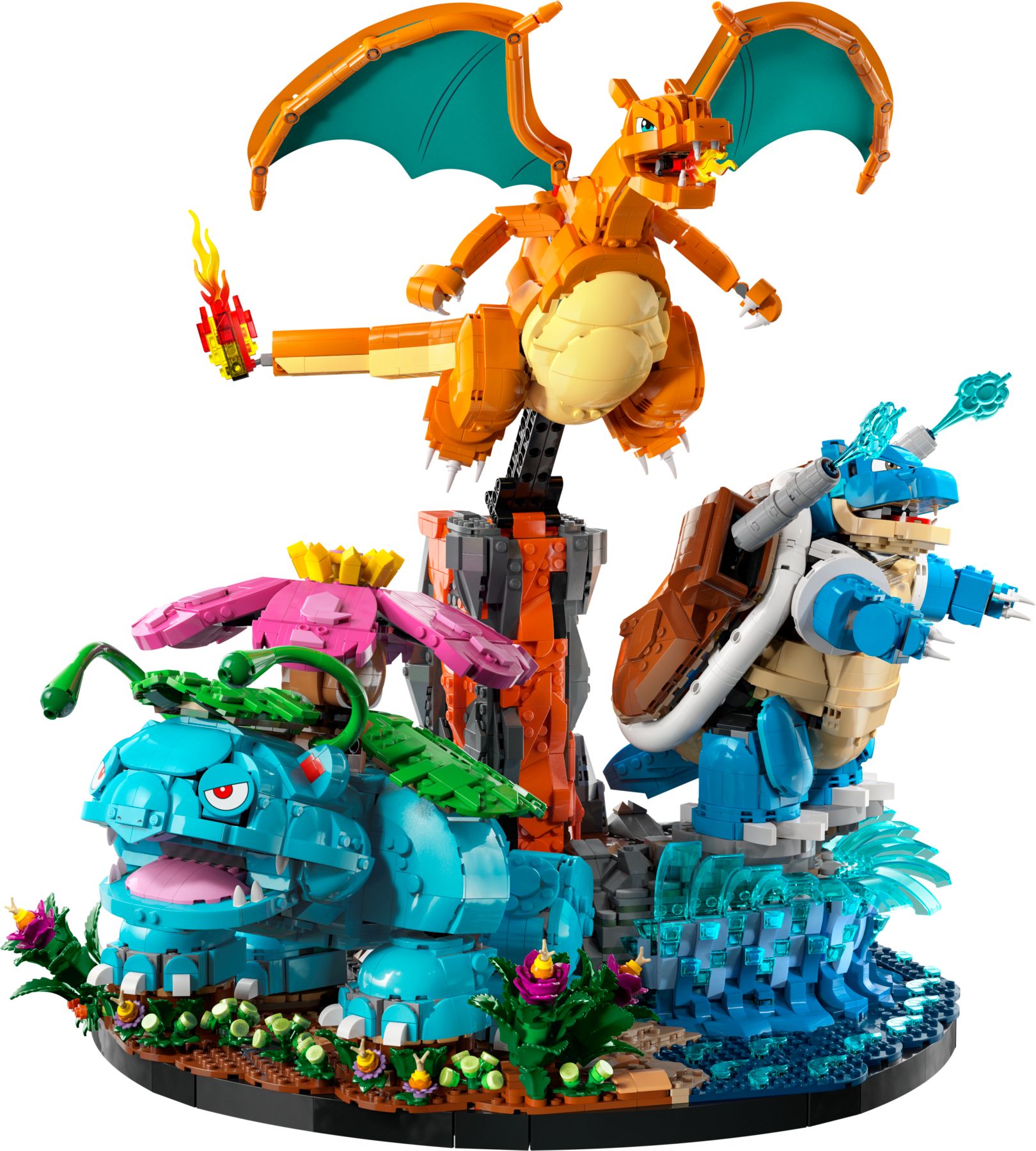 LEGO 72153 Venusaur, Charizard en Blastoise