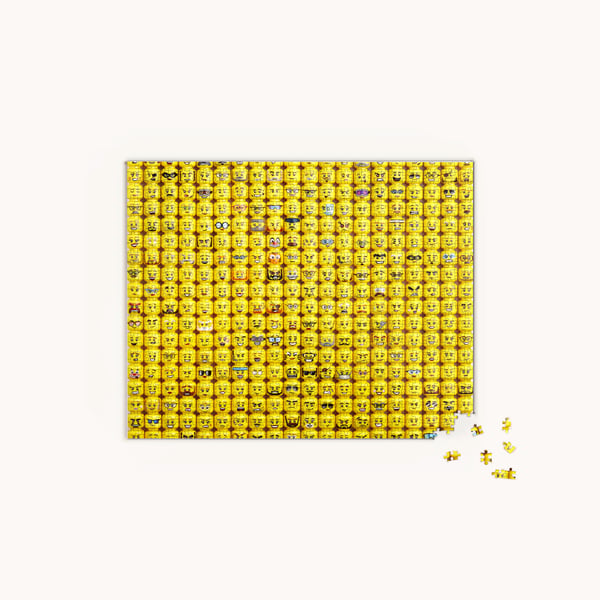 LEGO 5007070 Puzzle de 1 000 pièces Visages de minifigurines — visuel 2 sur 4