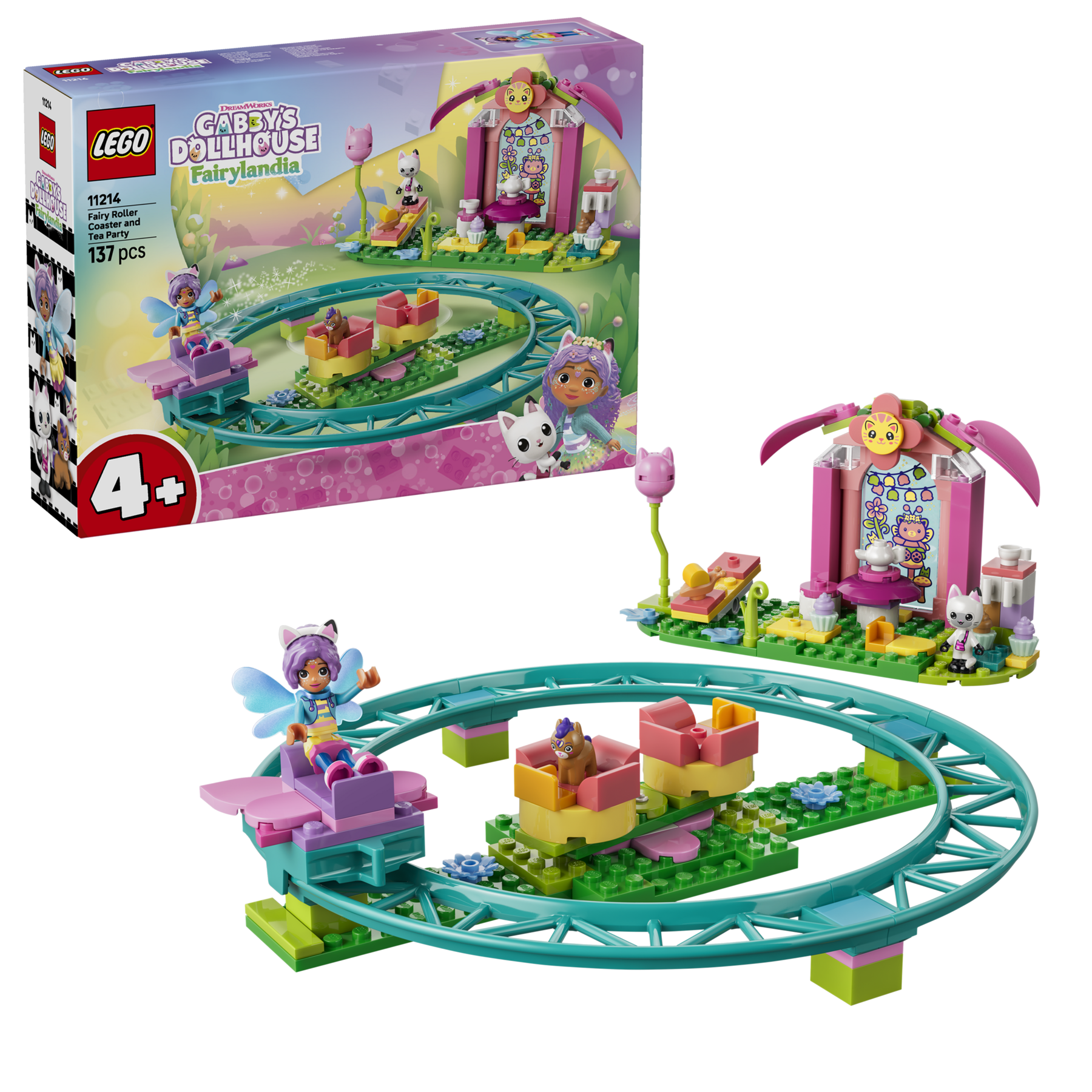 Roller-coaster și petrecere de ceai pentru zâne 11214 | LEGO® Casa