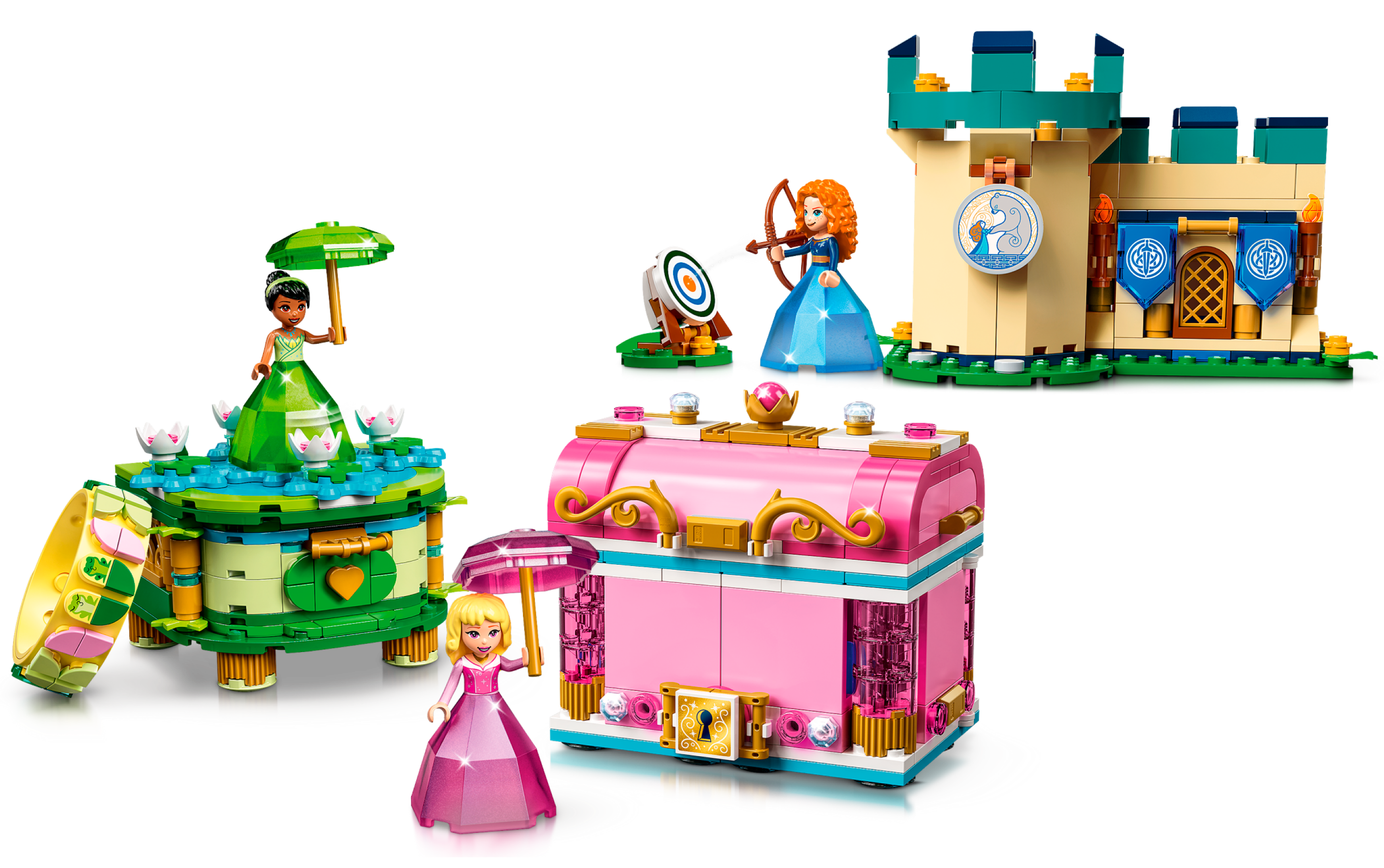 Aurora, Merida and Tiana’s Enchanted Creations 43203 | Disney™ | Buy online  at the Official LEGO® Shop US