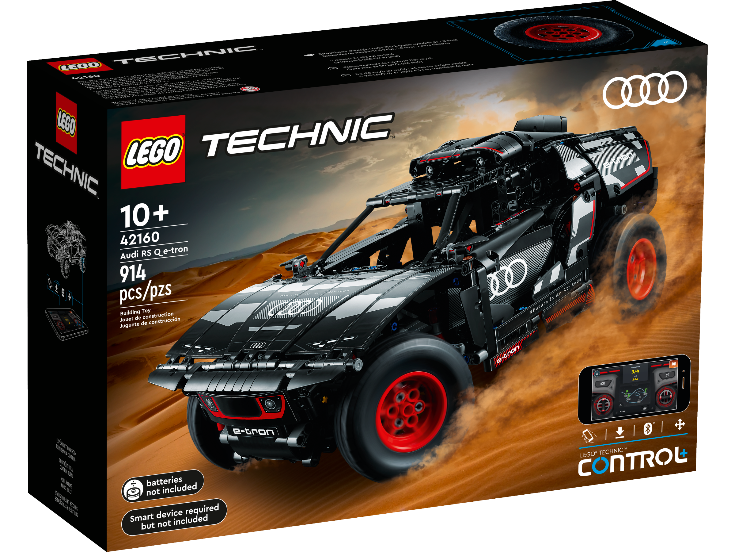 Lego 42160 Technic, La voiture télécommandée Audi RS Q E-Tron, 10 ans et  plus