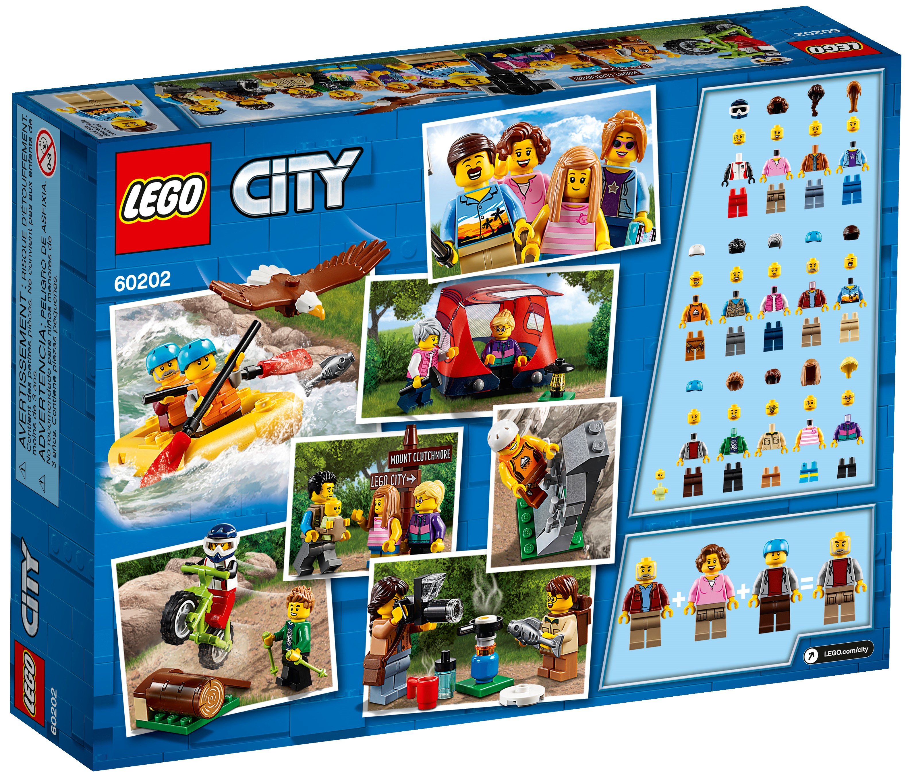 LEGO CITY avventure all'aperto Stufa e minifigura CAMPER NUOVO dal 60202 
