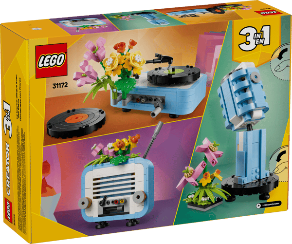 Record Player with Flowers - Image 13