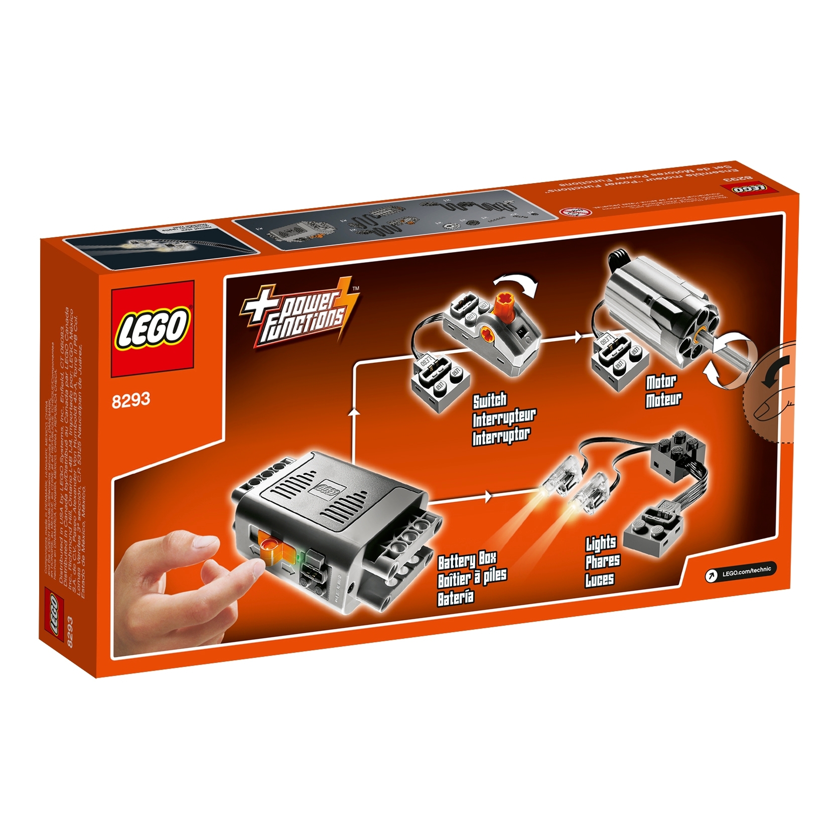 Moreel Arresteren automaat Power functies motorset 8293 | Technic | Officiële LEGO® winkel NL