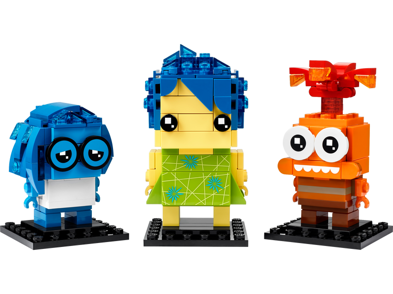 Le set LEGO 40749 Joie, Tristesse et Anxiété