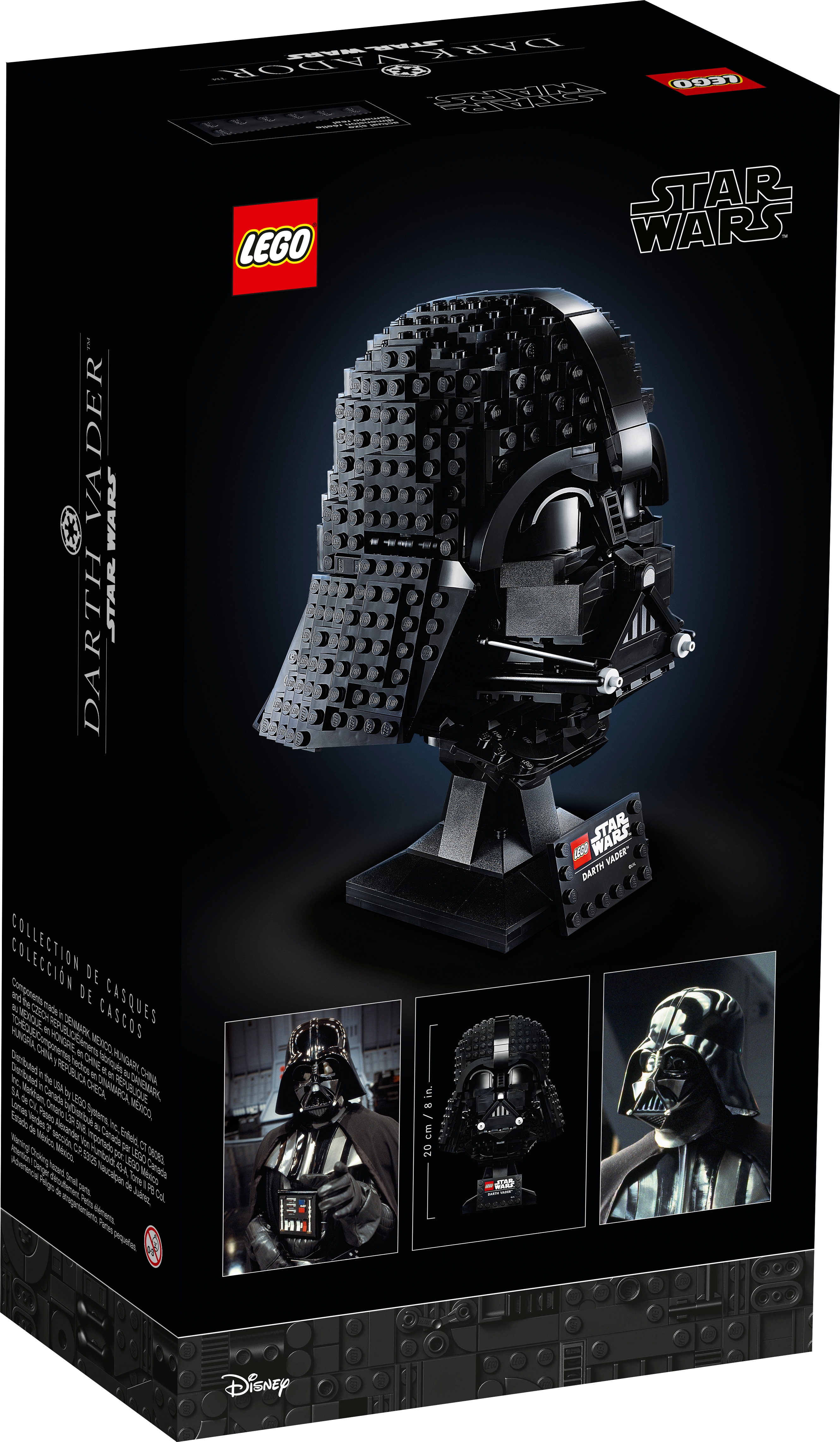 LEGO Star Wars Darth Vader Helmet 75304 Set, Mask Display Model Kit for  Adults to Build, Gift Idea for Men, Women, Him or Her, Collectible Home  Decor