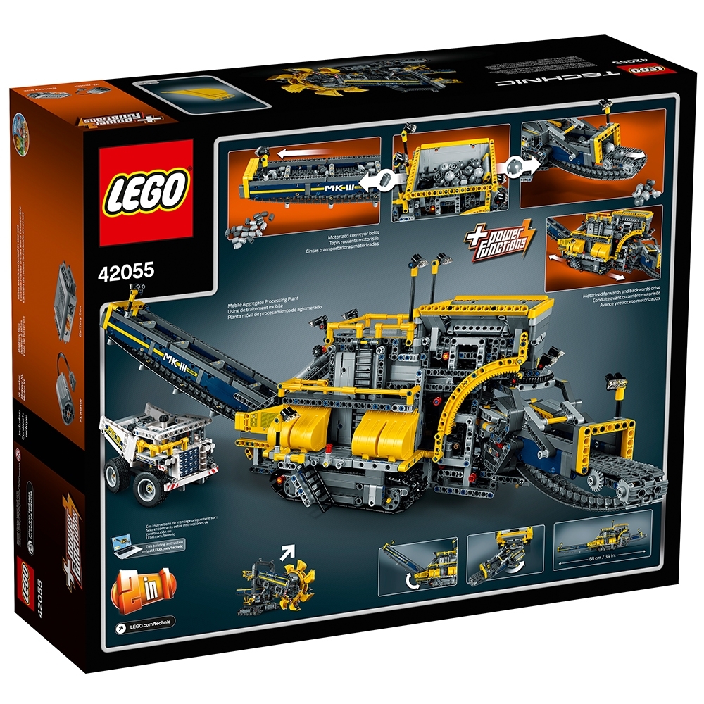 converteerbaar regiment kogel Bucket Wheel Excavator 42055 | Technic™ | Buy online at the Official LEGO®  Shop US