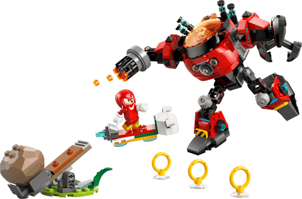 LEGO 77005 Knuckles contre l’Egg Crusher de Dr. Eggman