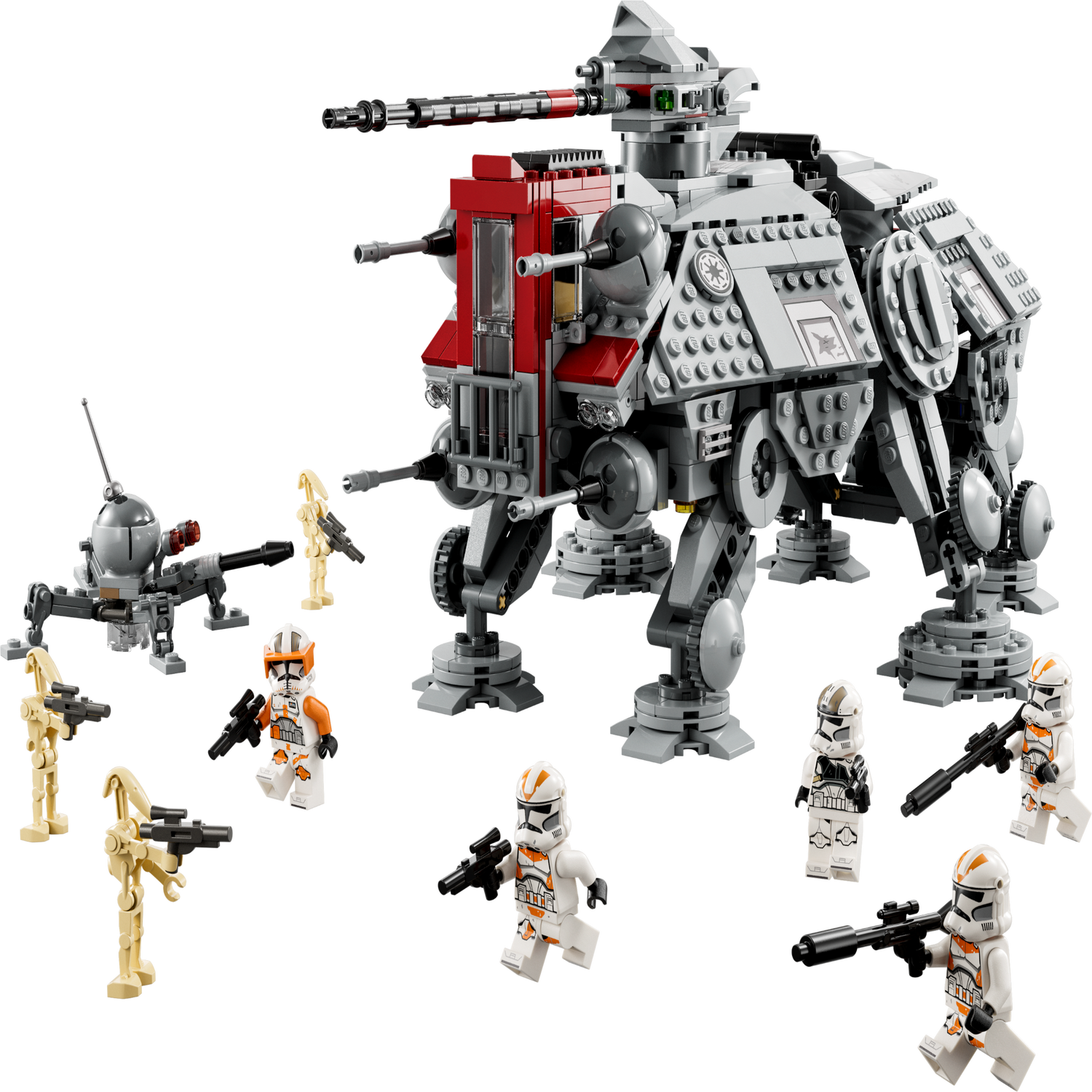 tommelfinger Æsel Officer AT-TE™ Walker 75337 | Star Wars™ | Buy online at the Official LEGO® Shop US