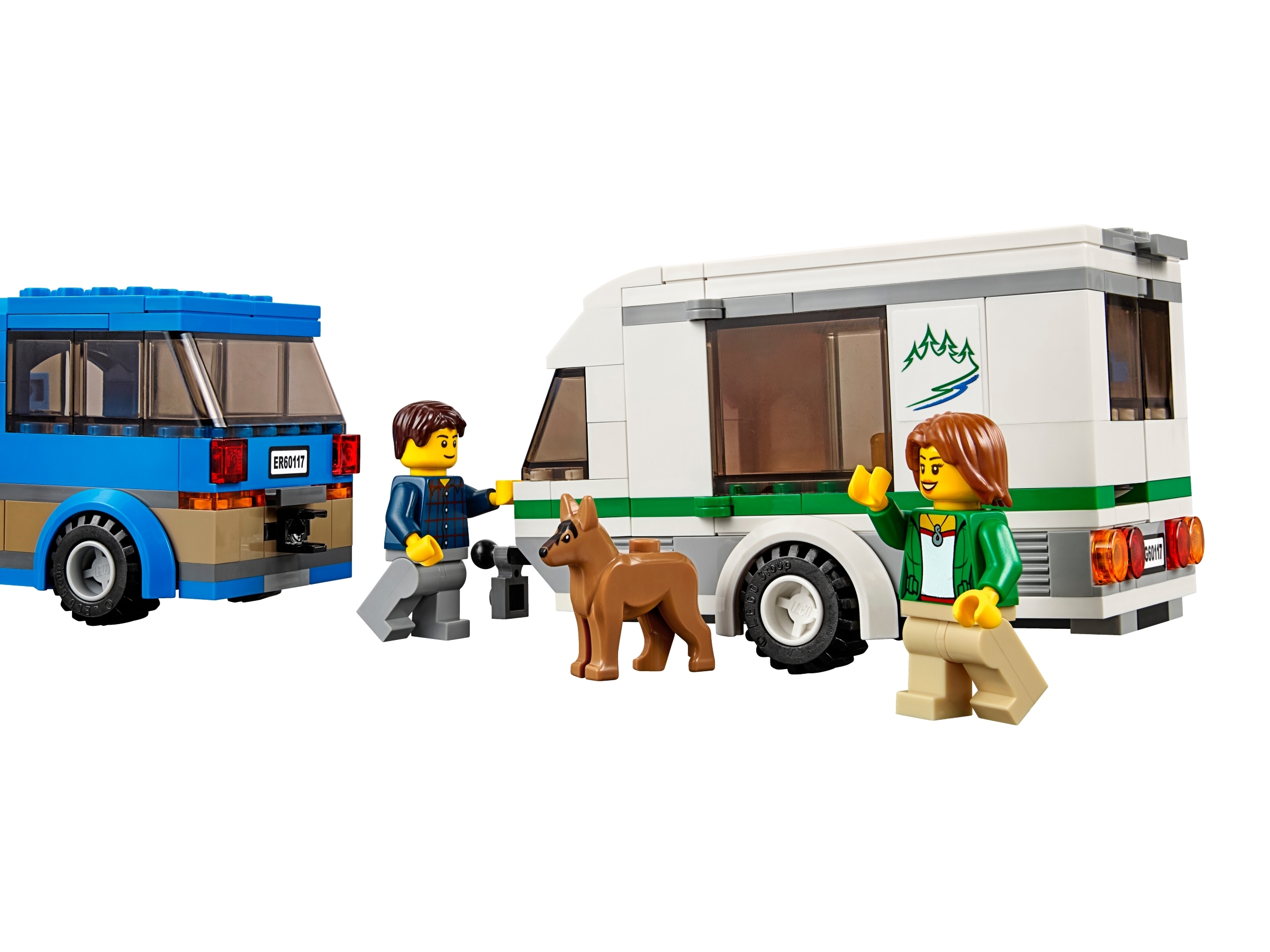 Lego City 60117 Van & Wohnwagen NEU OVP Auto Urlaub 