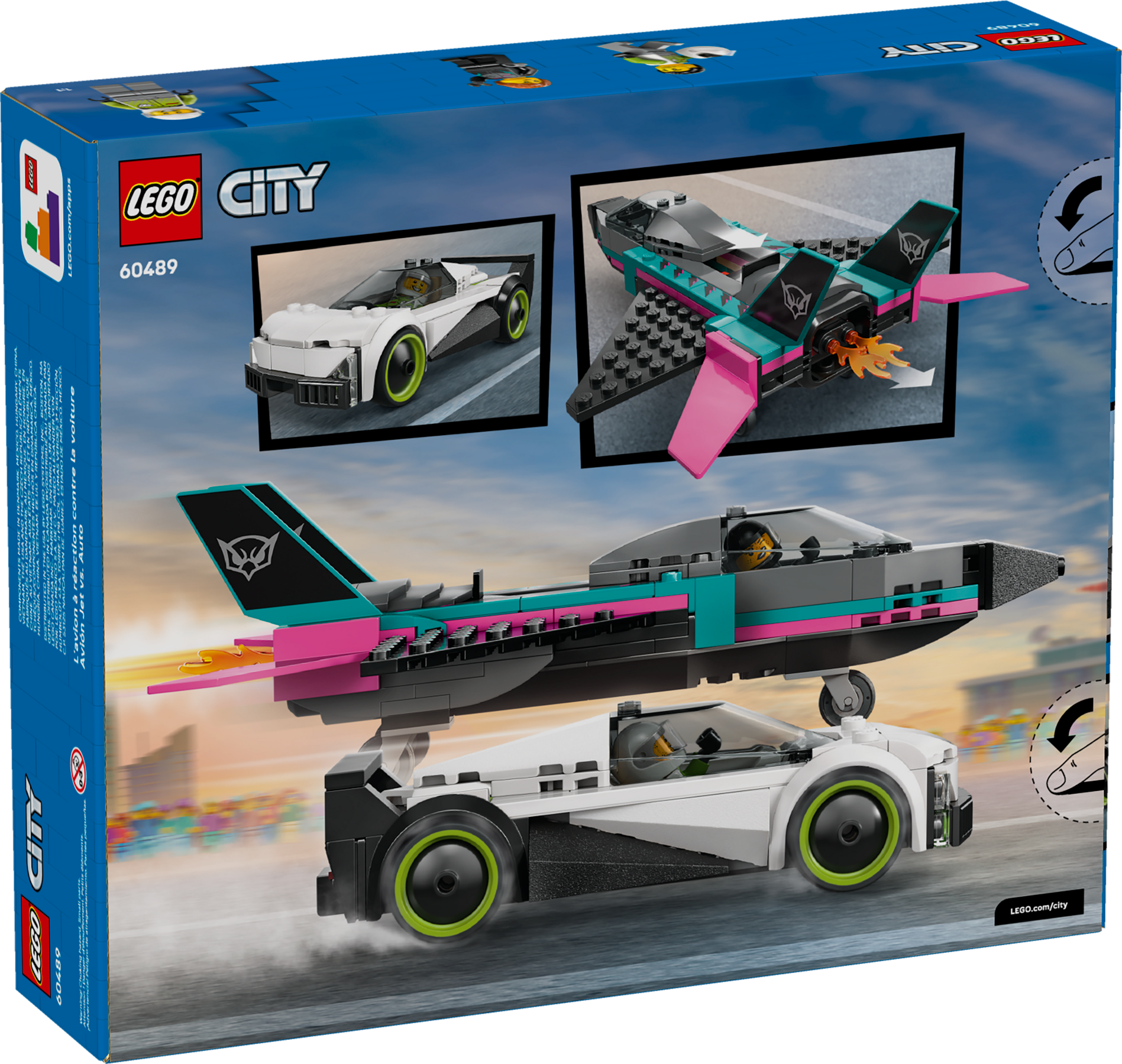 Jet vs. Car 60489 | City | Buy online at the Official LEGO® Shop US