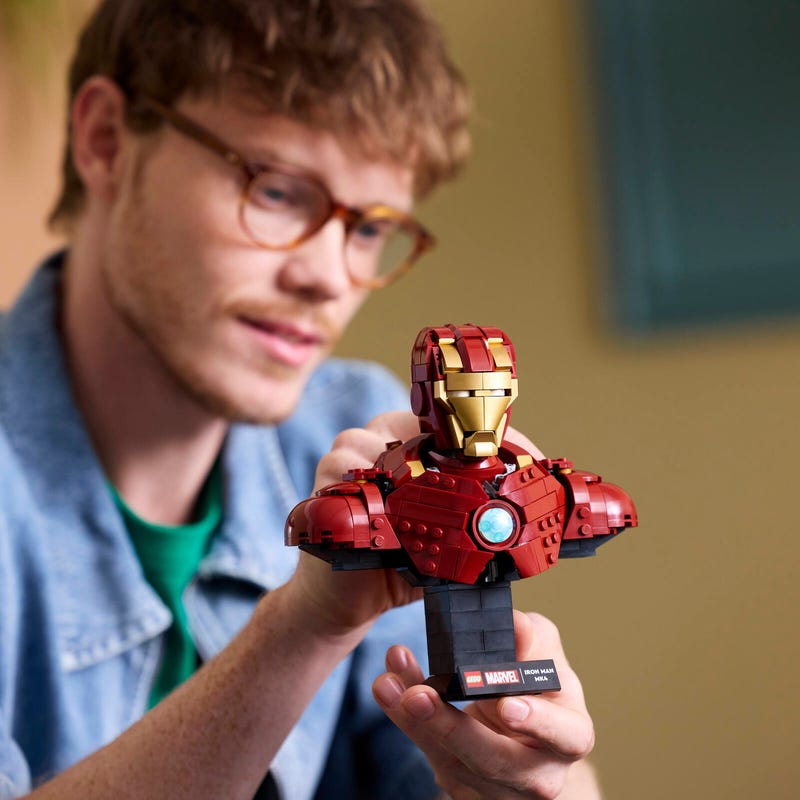 Iron Man MK4 Bust 76327 Marvel Buy online at the Official LEGO