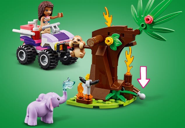 La base de sauvetage dans la jungle LEGO Friends (41424), 8 ans et plus