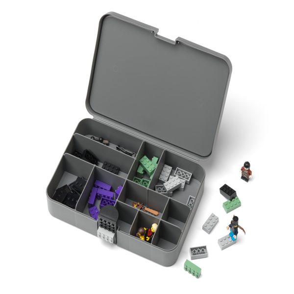 .com - IRIS LEGO 6-Case Workstation and Storage Unit with 2 Base  Plates