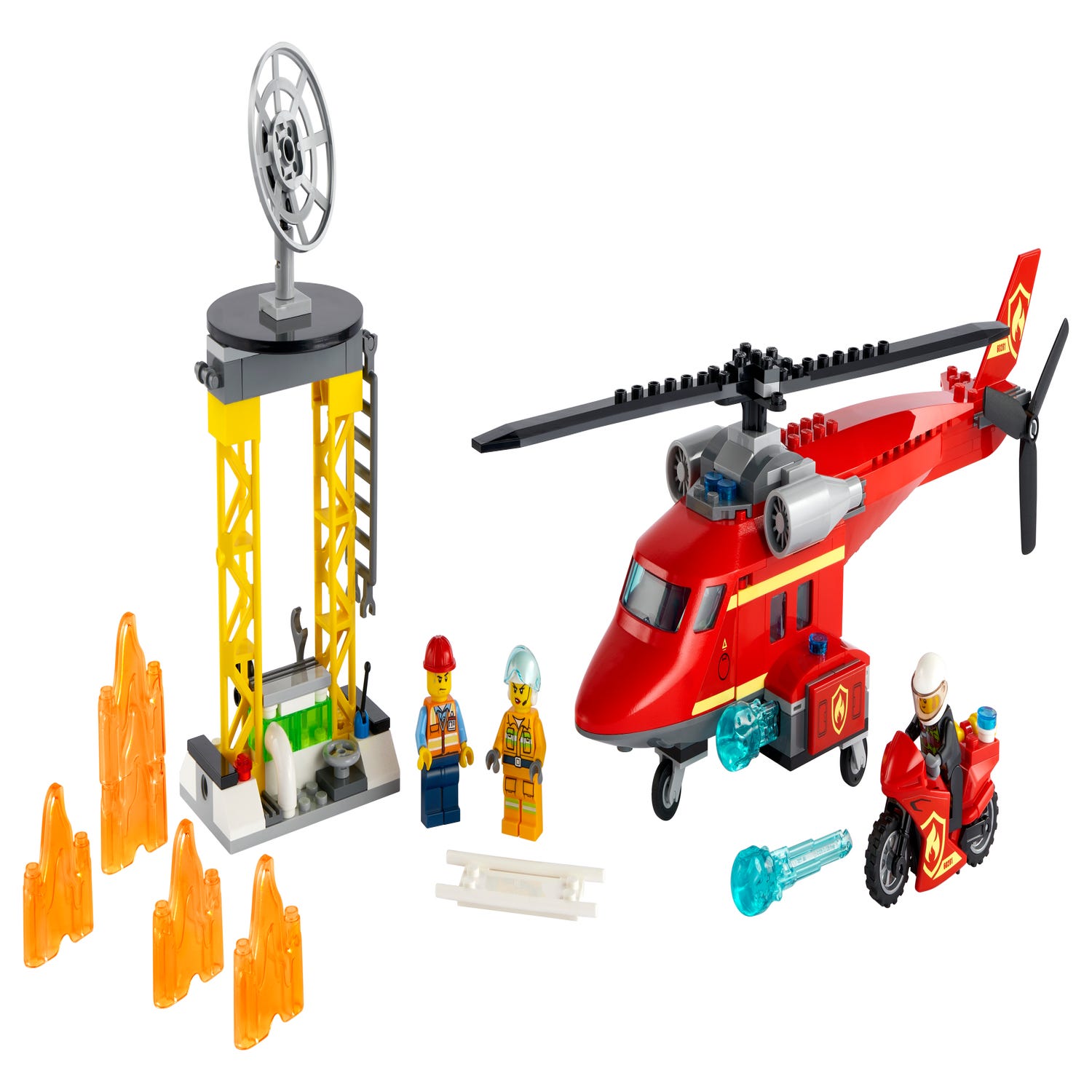 Actief lanthaan lassen Fire Rescue Helicopter 60281 | City | Buy online at the Official LEGO® Shop  US
