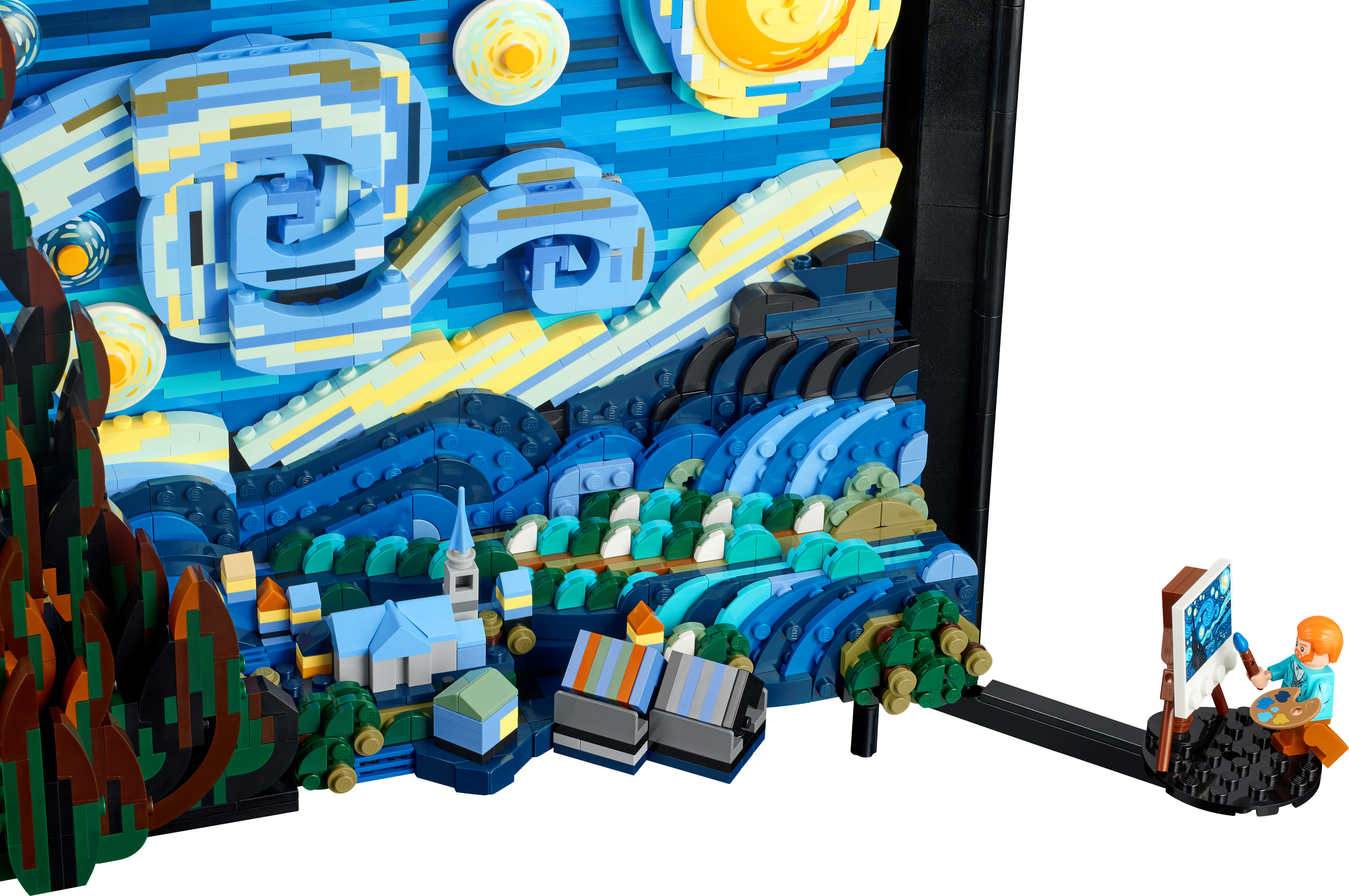 Van Gogh's Sunflowers  Lego painting, Lego creative, Lego art