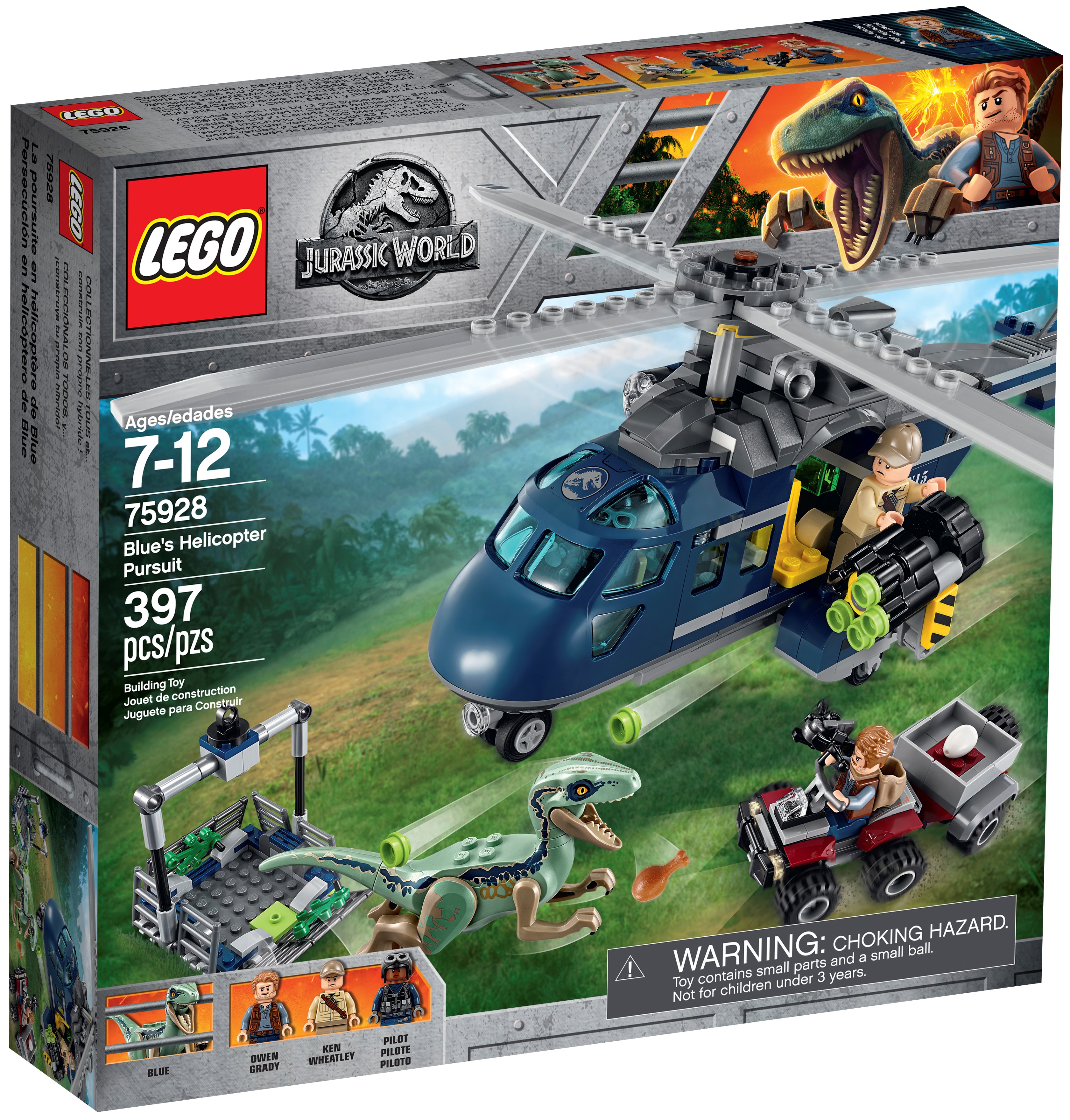 Køb Pompeji lineal Blue's Helicopter Pursuit 75928 | Jurassic World™ | Buy online at the  Official LEGO® Shop US