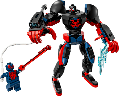 Mech di Miles Morales vs. Spider-Man 2099 — set LEGO 76337