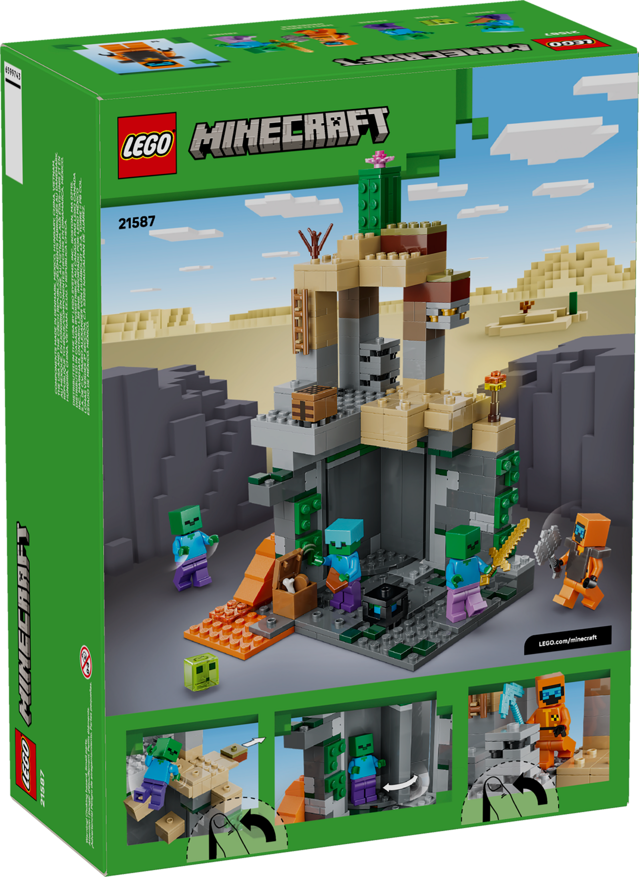 Zombie Dungeon 21587 | Minecraft® | Buy online at the Official