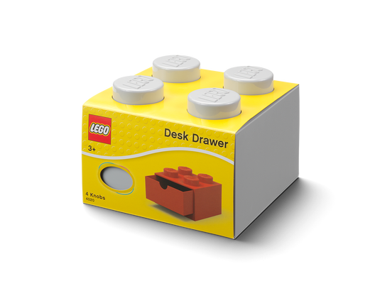 LEGO 5006875 - 4-knops skrivebordsskuffe – grå