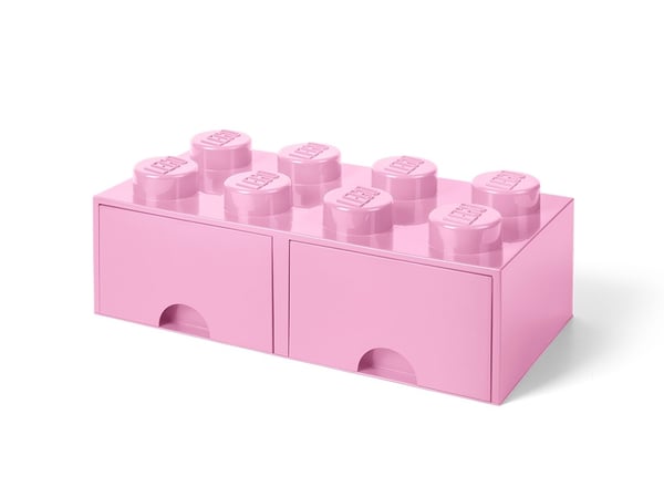 LEGO 5006134 Brique 8 tenons avec tiroirs – mauve — visuel 3 sur 5