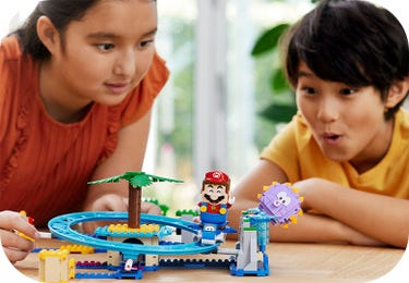 Roller Coaster Super Mario Kart Ar Pista Hot Wheel Mario Pistas De