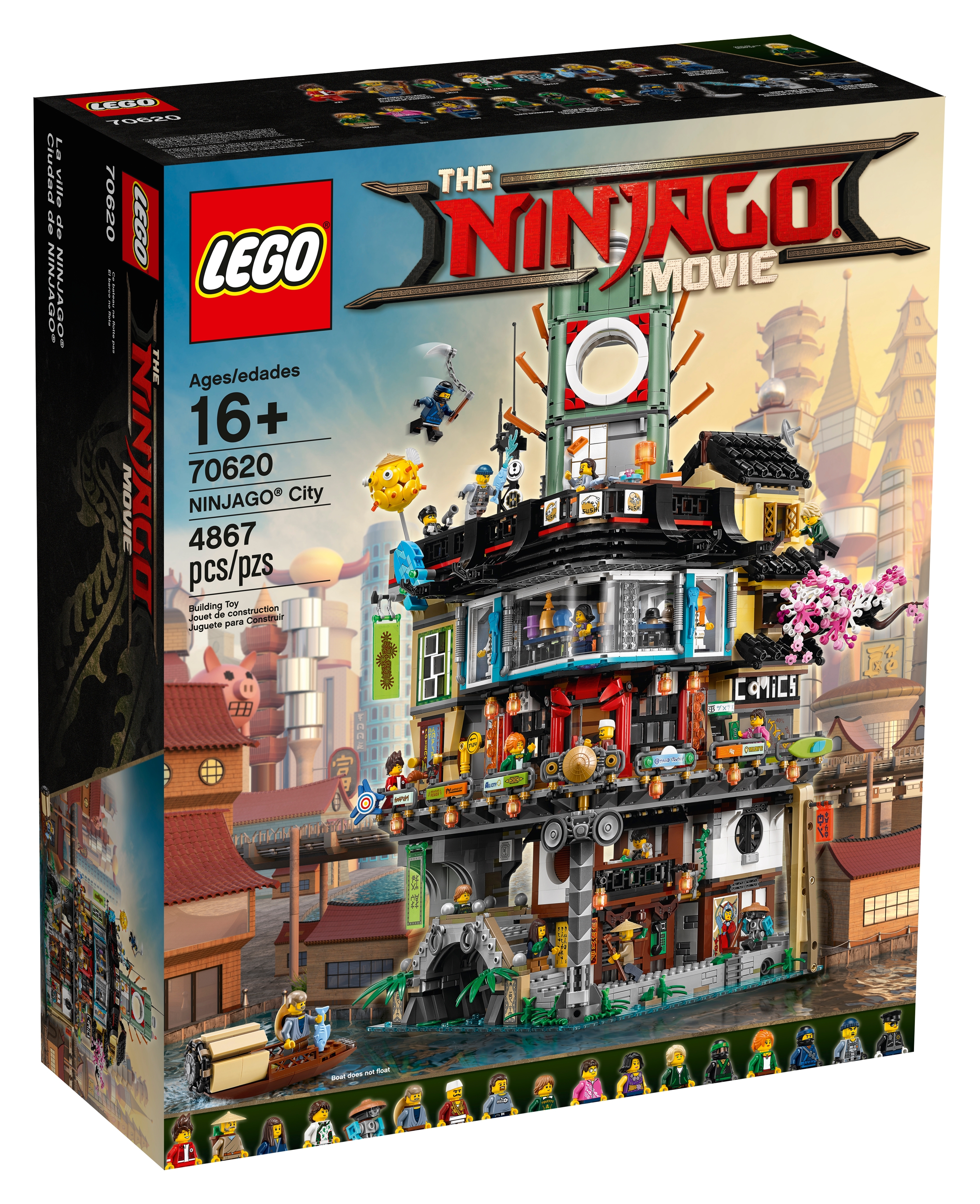 Ninjago Movie  NINJAGO® City 2017  Compatible with LEGO 70620 