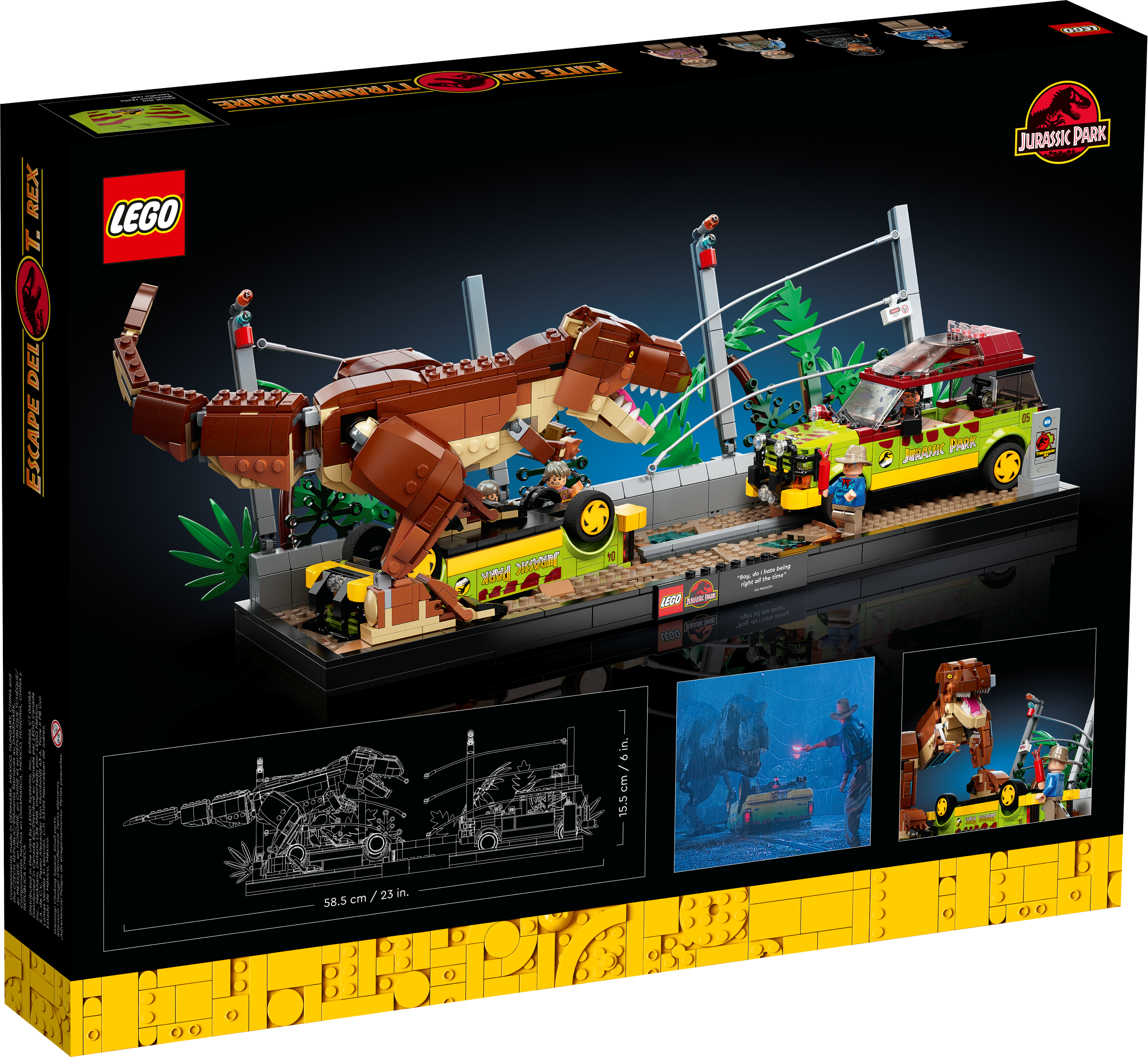 Jeux de construction Lego Jurassic World - T-Rex Escape