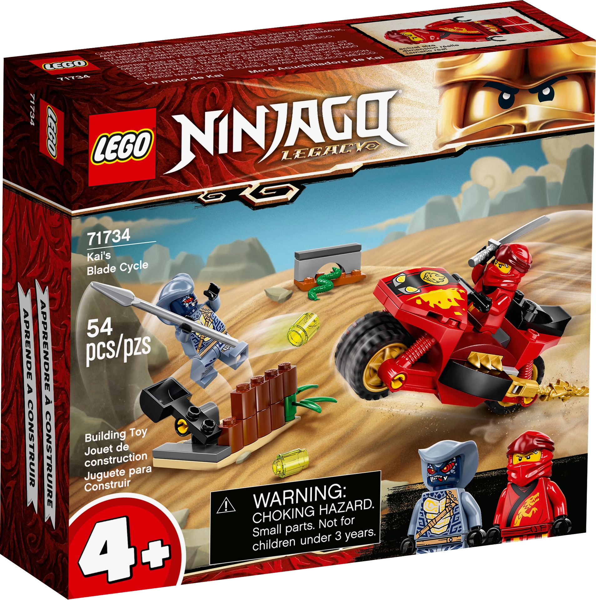 welvaart profiel Fantasierijk Kai's Blade Cycle 71734 | NINJAGO® | Buy online at the Official LEGO® Shop  US