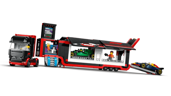 LEGO 60445 Camion de F1® avec voitures de F1® RB20 et AMR24 — visuel 3 sur 8