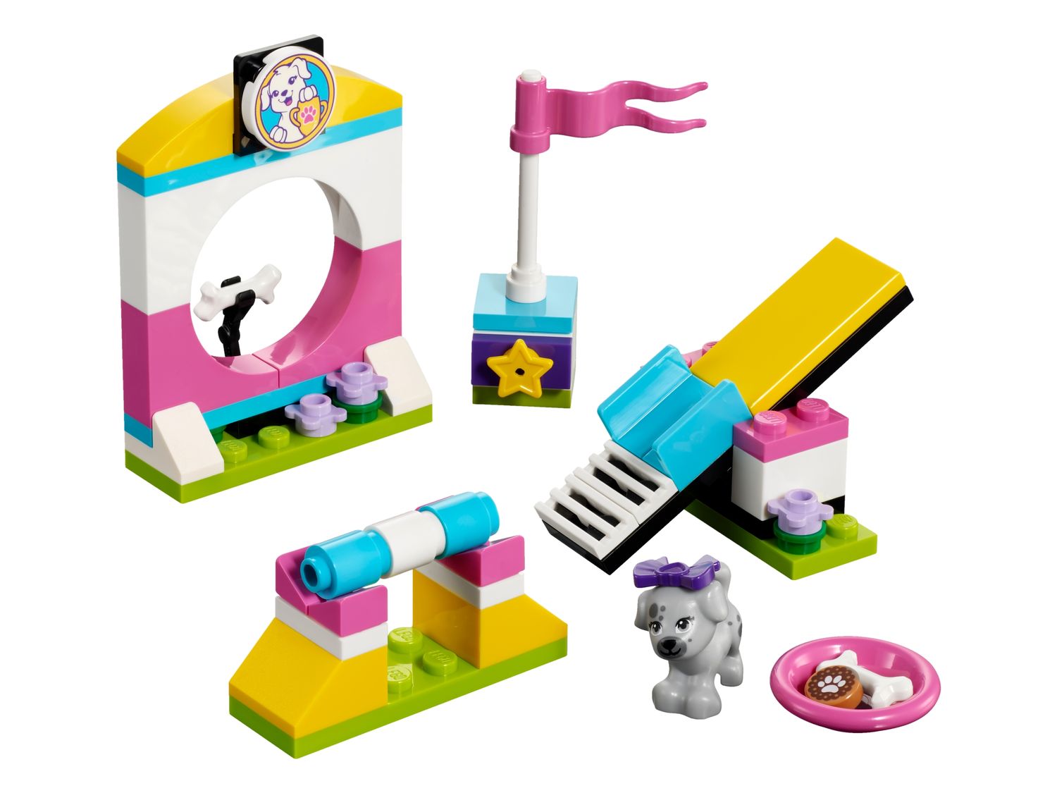 L'aire de jeux des chiots