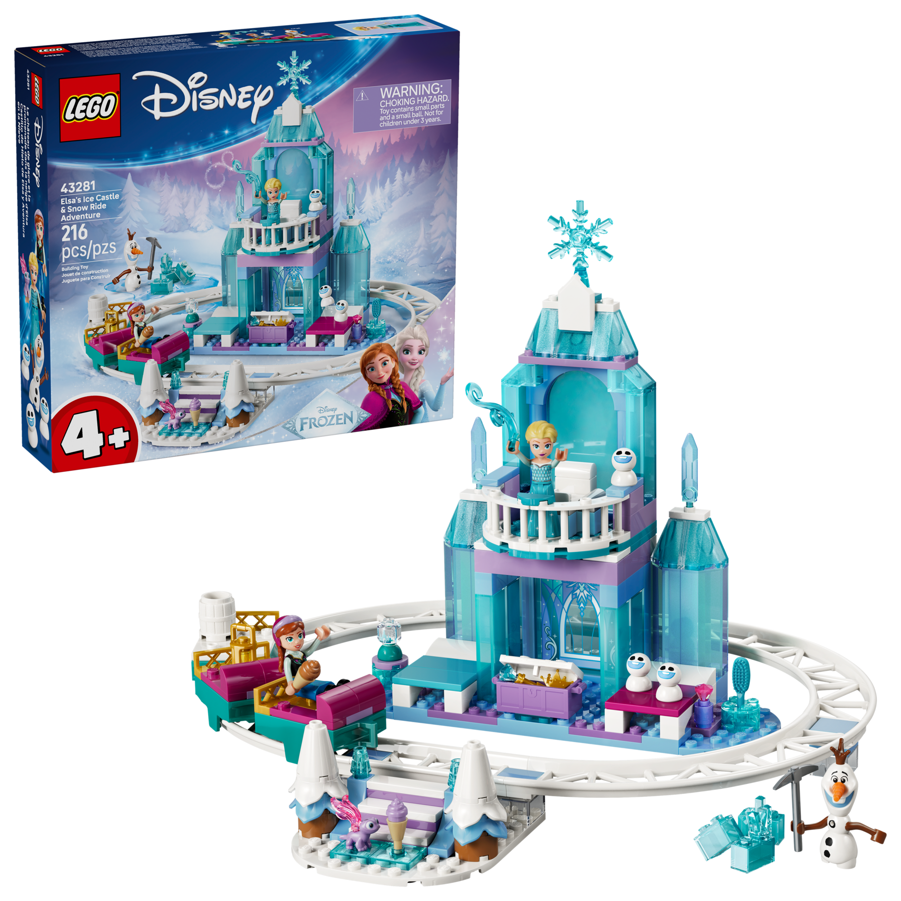 Elsa's Ice Castle & Snow Ride Adventure 43281 | Disney™ | Buy