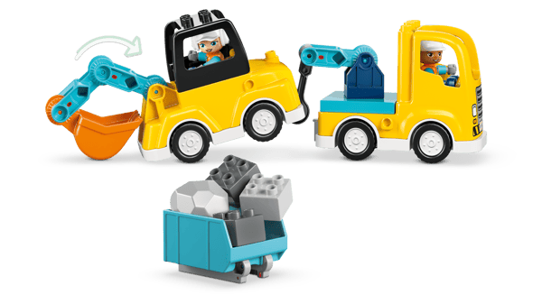 LEGO 10475 Les véhicules de chantier 3-en-1 — visuel 8 sur 8