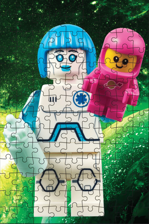 LEGO 5008890 Mini puzzle avec minifigurine surprise – Édition Espace — visuel 4 sur 5