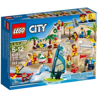 Ensemble de figurines LEGO City - La plage