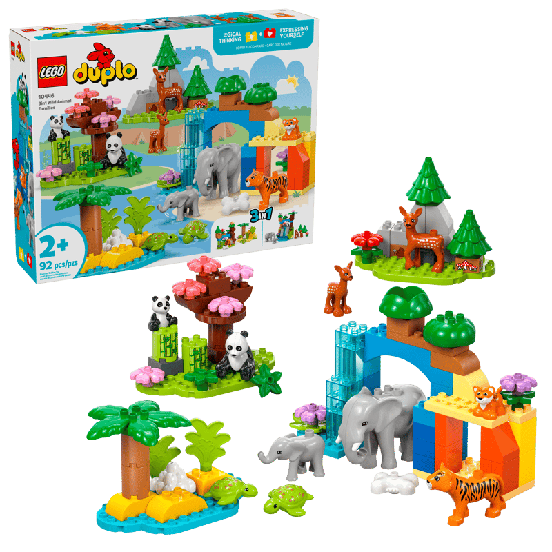 デュプロのまち 3in1 どうぶつのかぞく 10446 | DUPLO® |レゴ®ストア デュプロのまち 3in1 どうぶつのかぞく 10446 | DUPLO® |レゴ®ストア