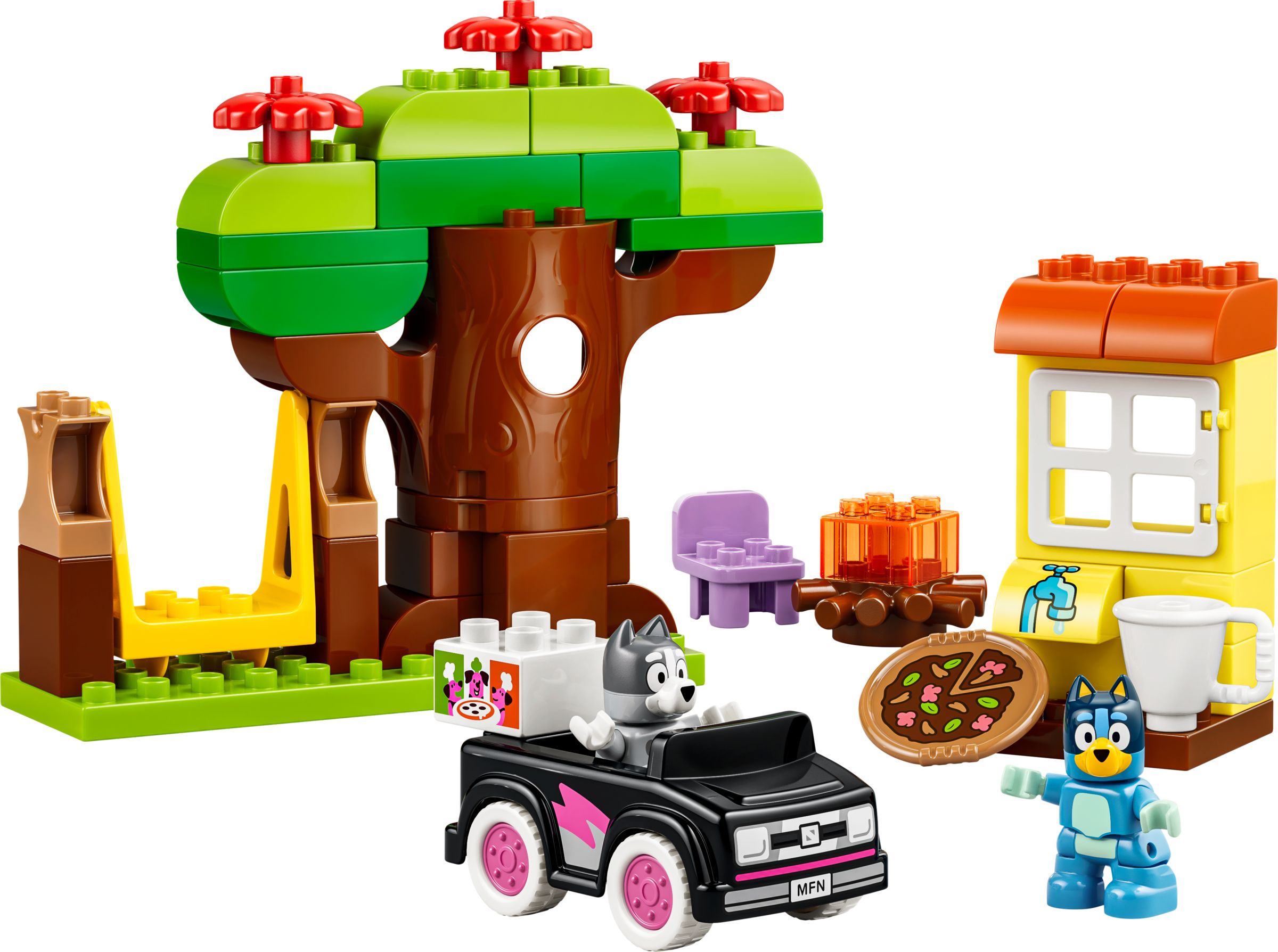 Set LEGO Duplo 10469 Pizza Girls with Muffin and Bluey