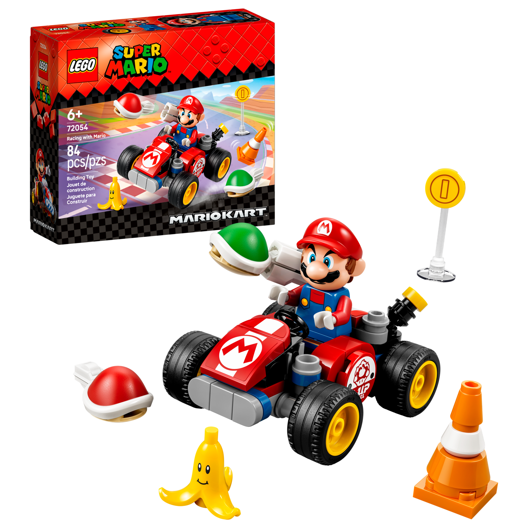 Racing with Mario 72054 | LEGO® Super Mario™ | Buy online at the