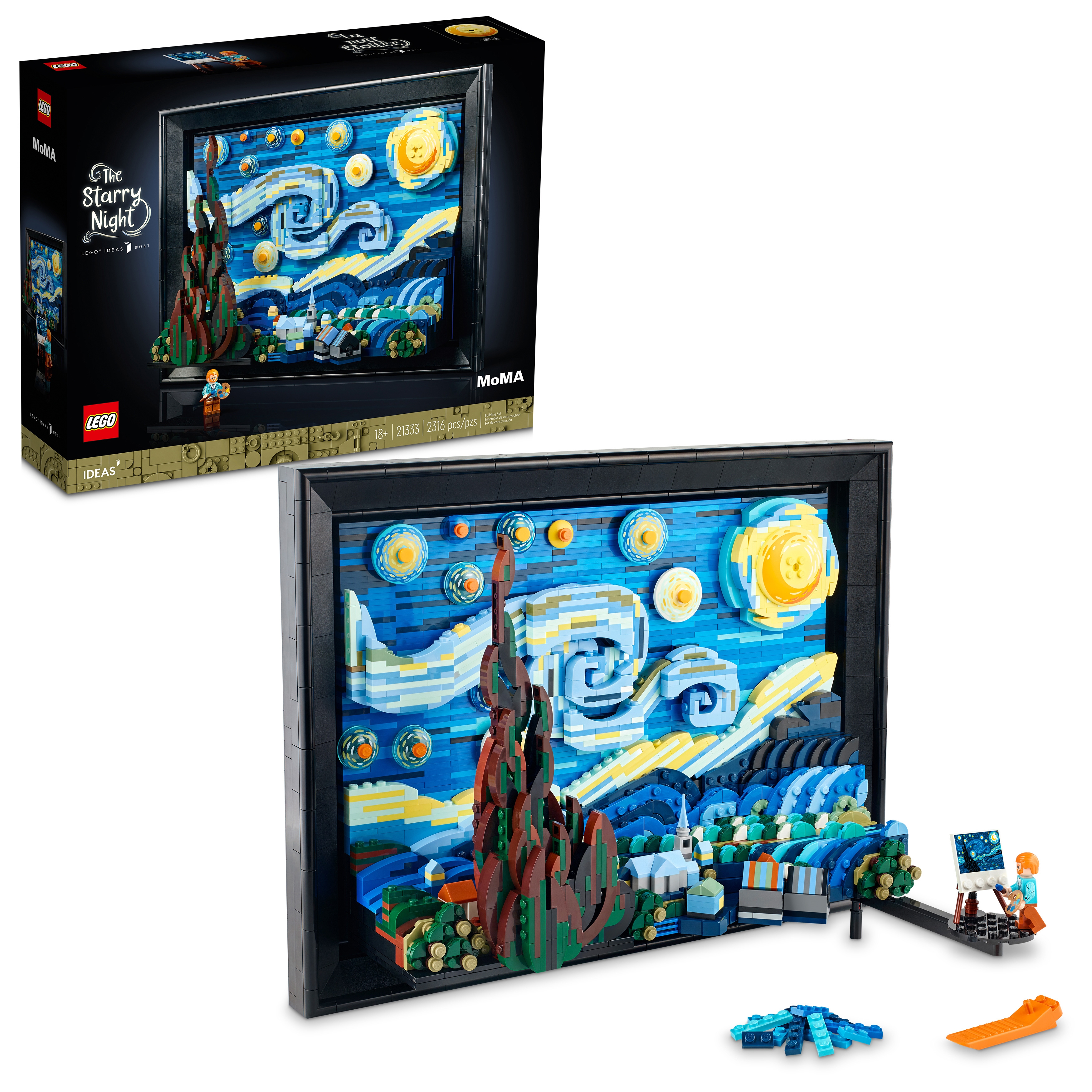 Vincent van Gogh - The Starry Night 21333 | Ideas | Buy at the Official LEGO® Shop US