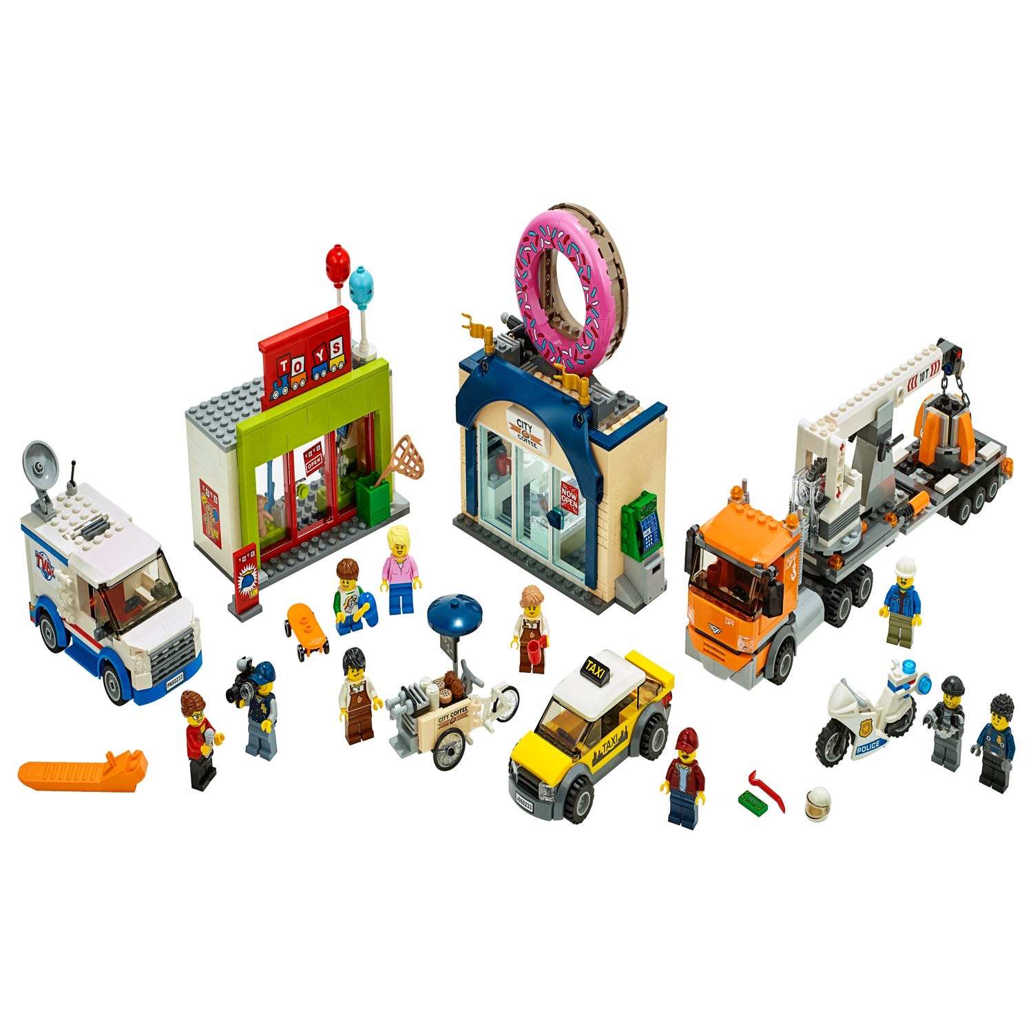 dårlig input Skru ned L'ouverture du magasin de donuts 60233 | City | Boutique LEGO® officielle FR