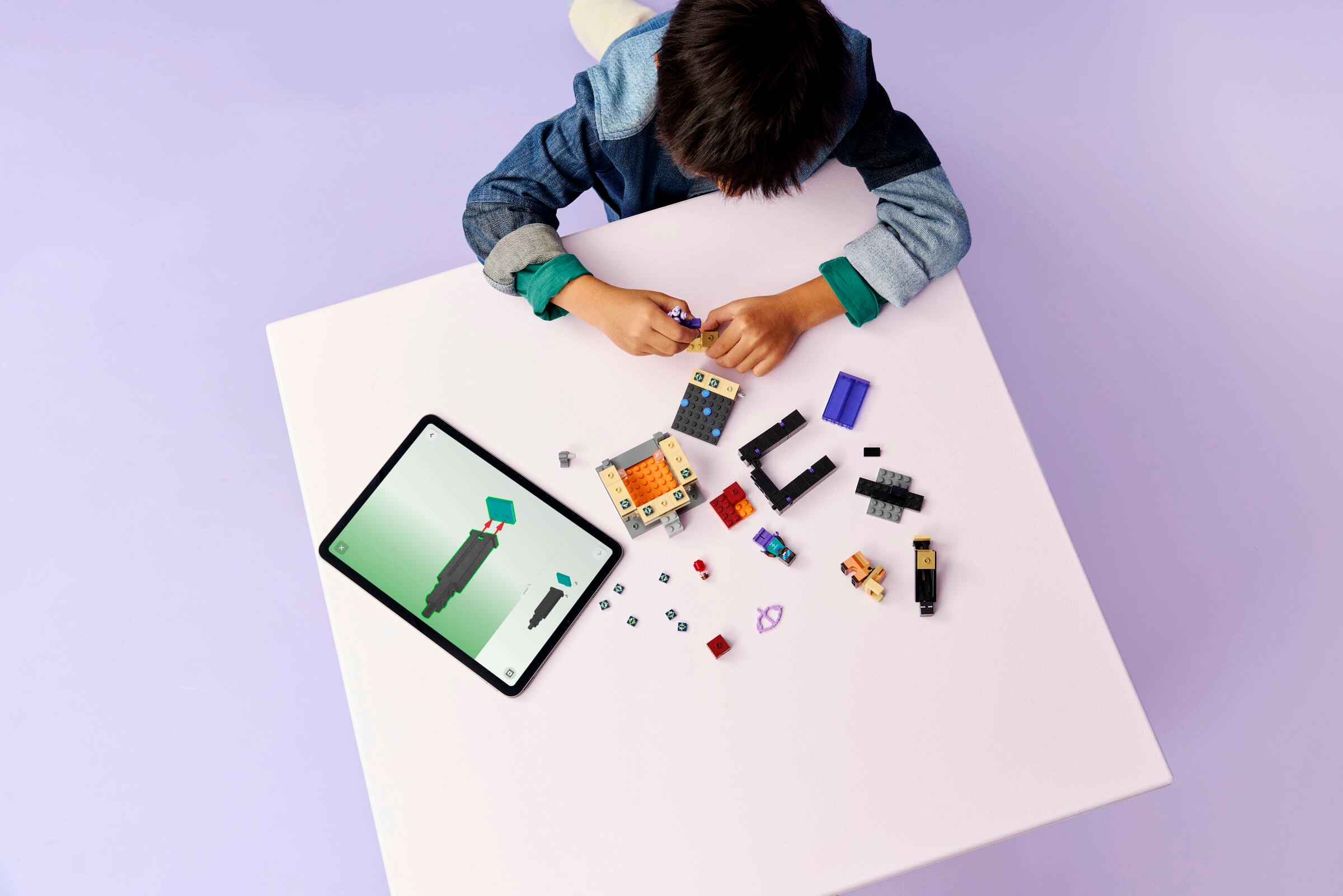 ネザーとエンドポータルの旅 21584 | マインクラフト® |レゴ®ストア