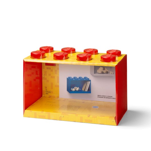 LEGO 5007284 - 8-knops klodshylde – højrød
