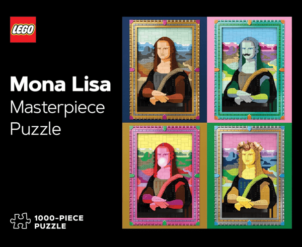 Masterpiece Puzzle: Mona Lisa 1000-Piece Puzzle - Image 3