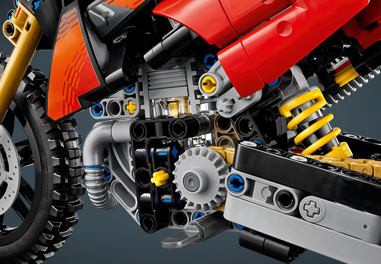 LEGO 42238 Ducati Desmo450 MX Factory 越野摩托車 官方商品展示圖 19