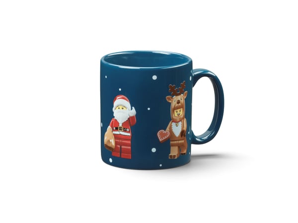 LEGO 5008078 Tasse en céramique de Noël – Minifigurines — visuel 3 sur 3